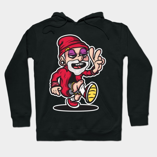 angry grandpa Hoodie by timegraf